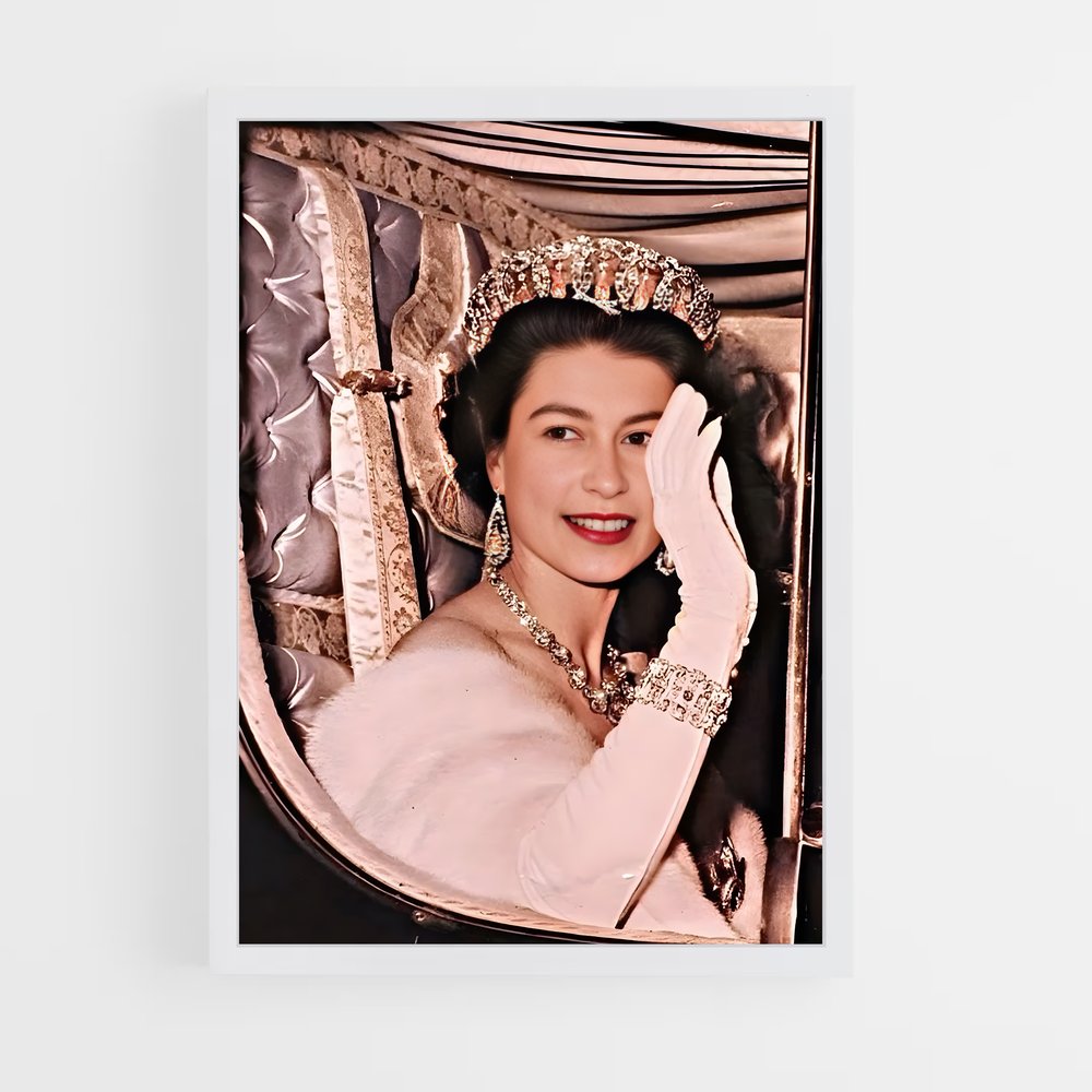 ap-queen elizabeth ii-15 cadre Blanc