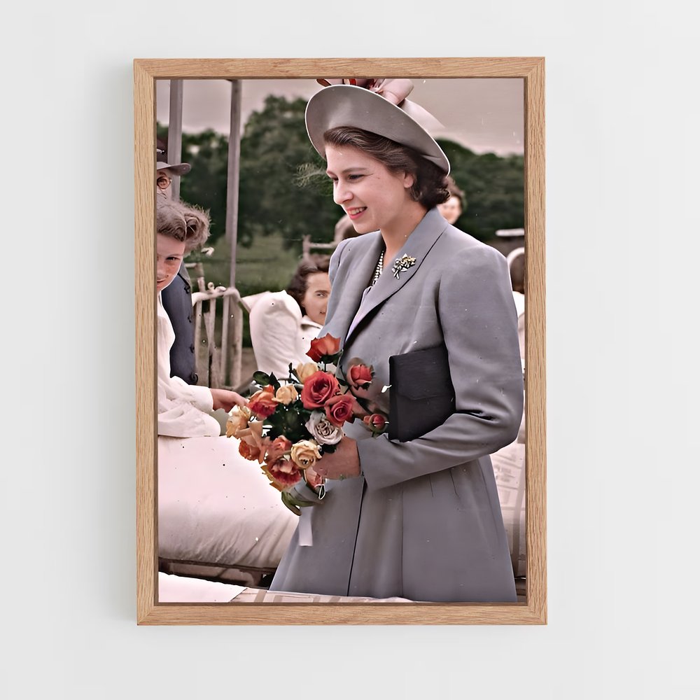 ap-queen elizabeth ii-7 cadre Bois clair