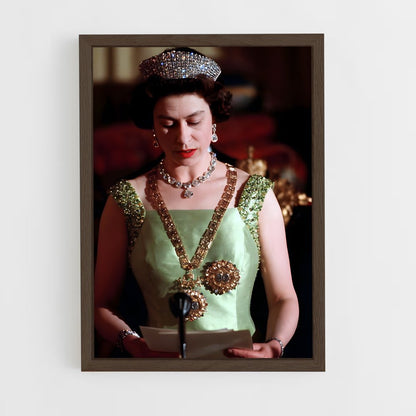 ap-queen elizabeth ii-8 cadre Bois foncé