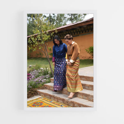 ap-queen jetsun pema-8 cadre Blanc