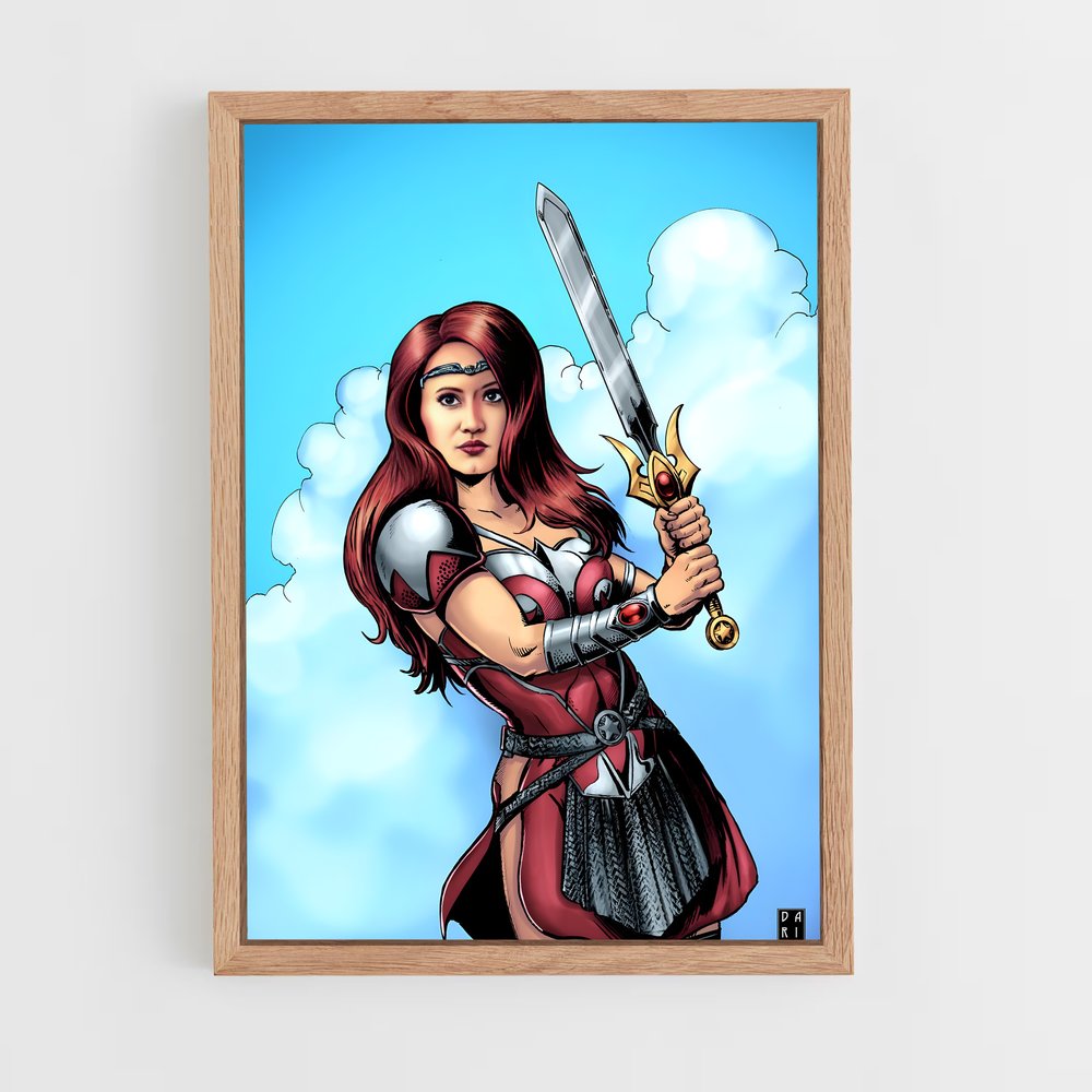 ap-queen maeve-4 cadre Bois clair