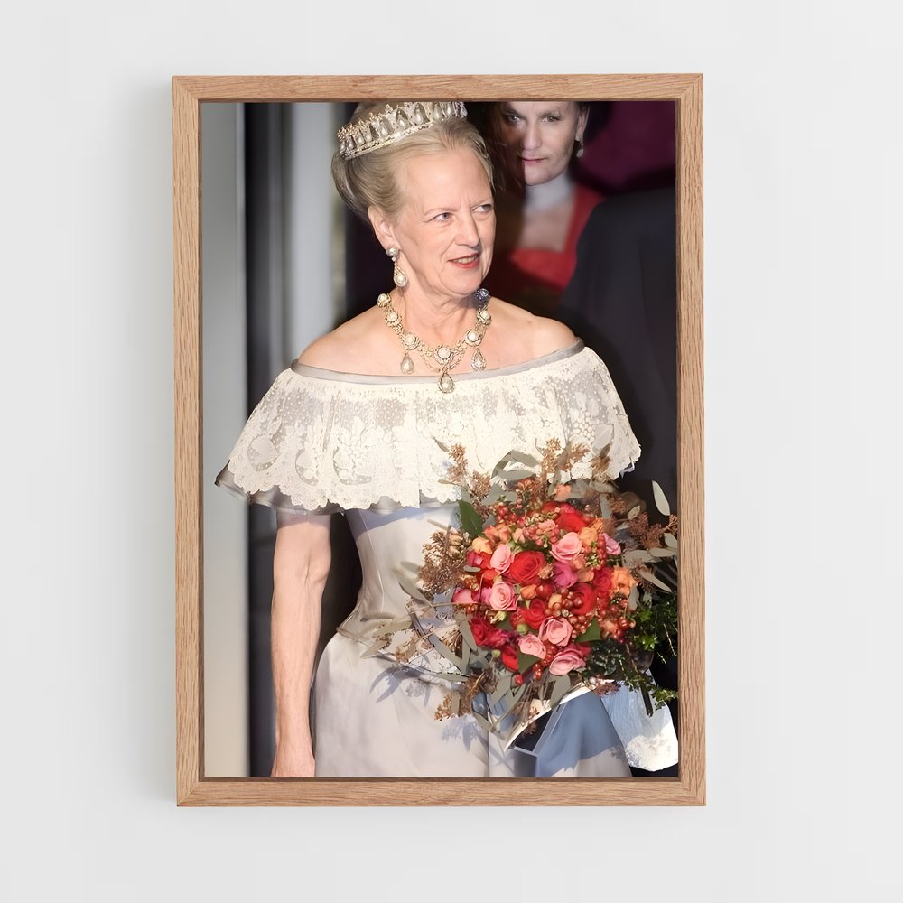 ap-queen margrethe ii-6 cadre Bois clair