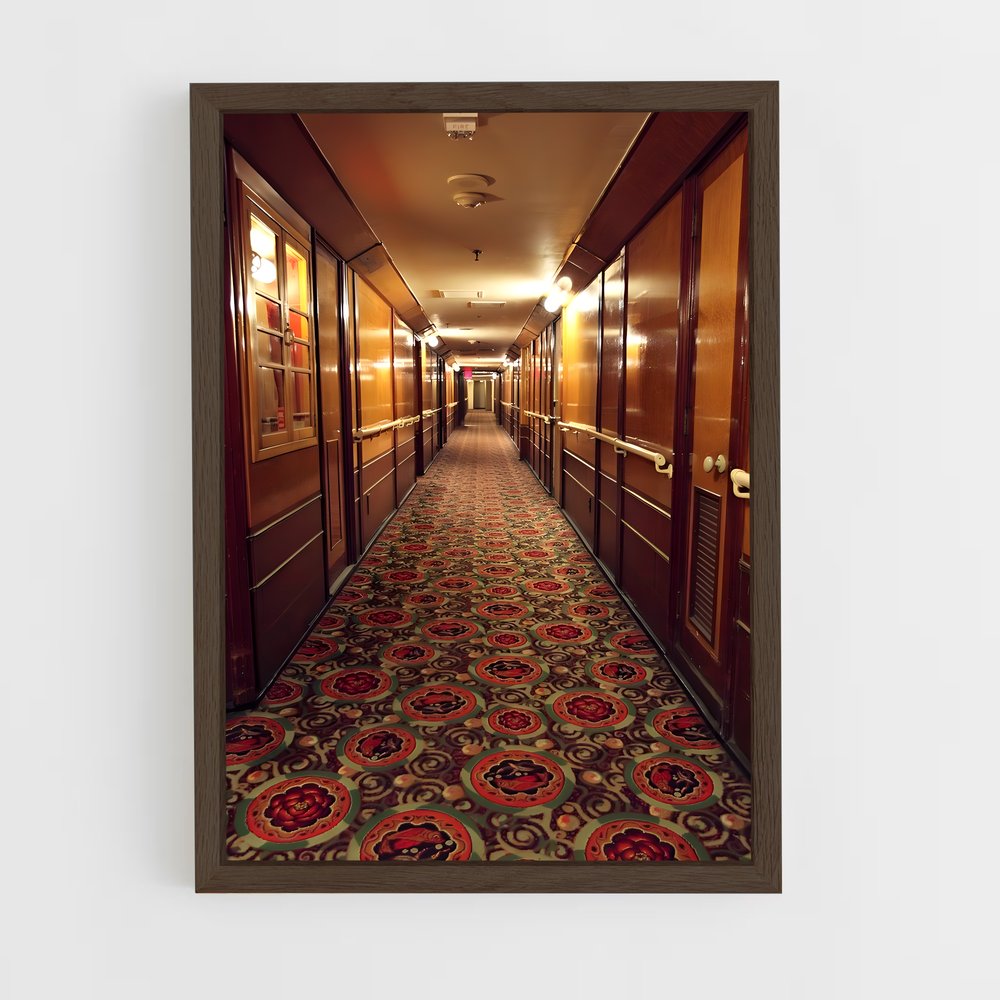 ap-queen mary-2 cadre Bois foncé