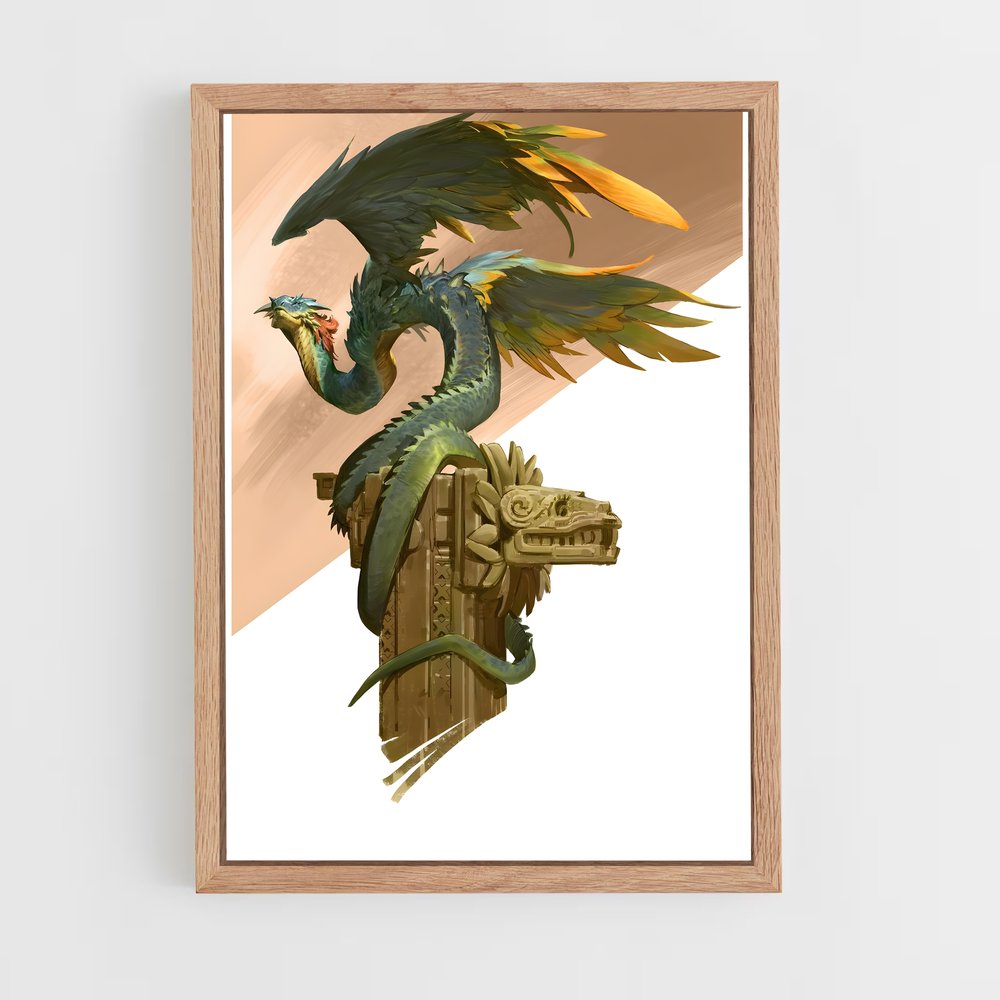 ap-quetzalcoatl-2 cadre Bois clair