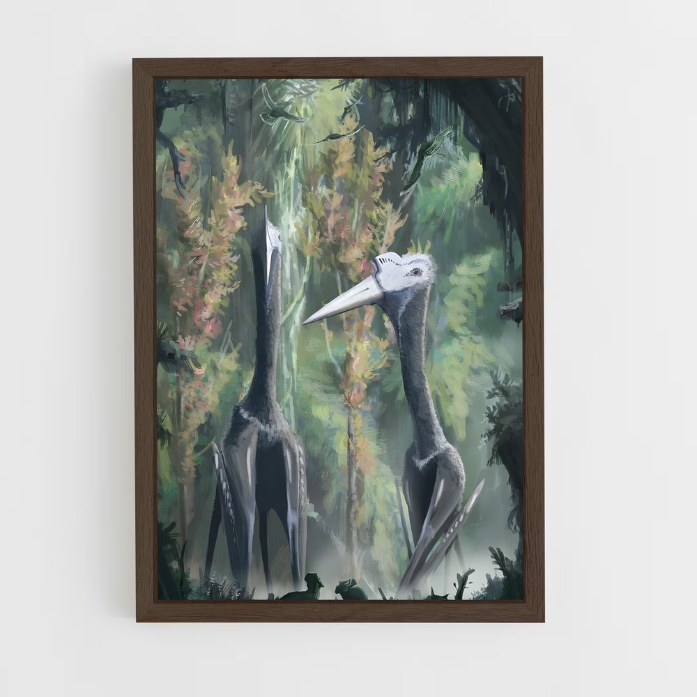 ap-quetzalcoatlus-1 cadre Bois foncé