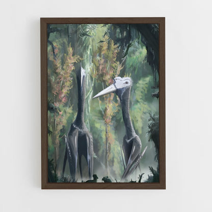 ap-quetzalcoatlus-1 cadre Bois foncé