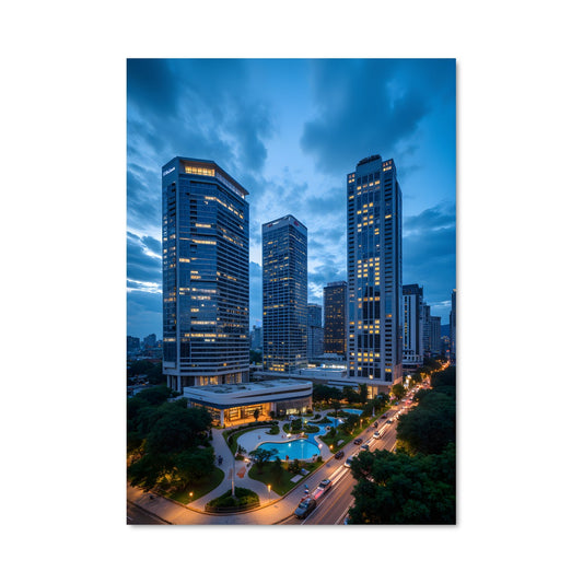 Poster Skyline de Quezon