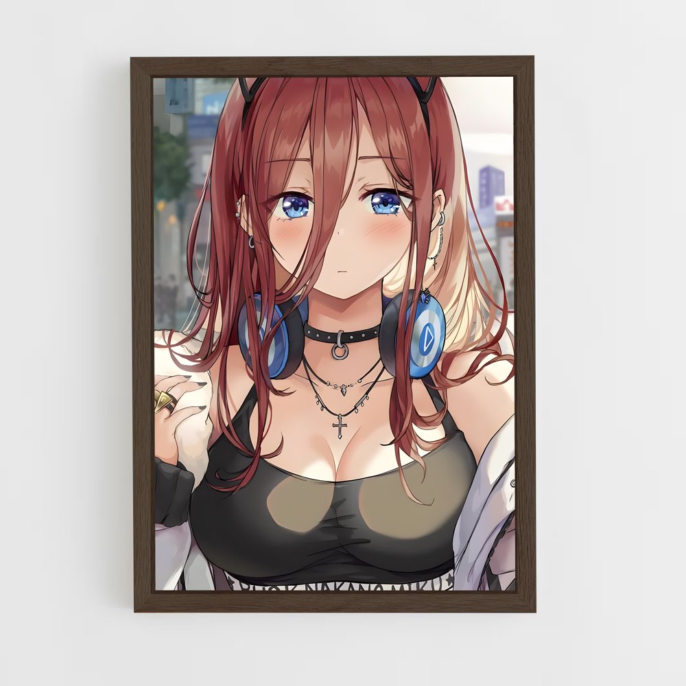 ap-quintessential quintuplets-3 cadre Bois foncé