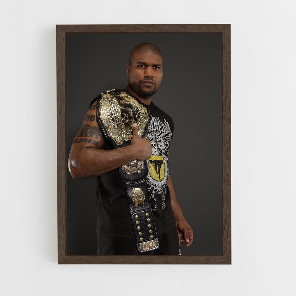 ap-quinton rampage jackson-3 cadre Bois foncé