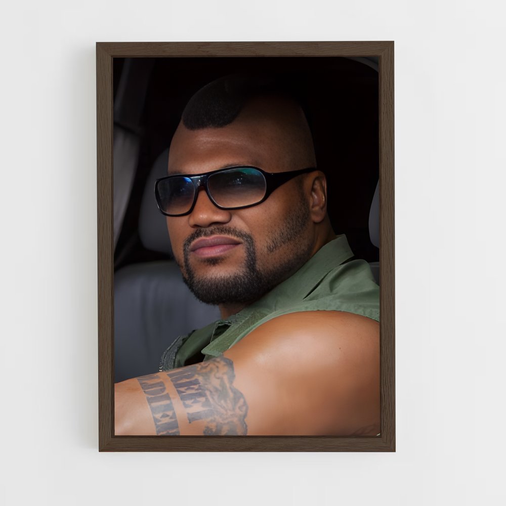 ap-quinton rampage jackson-6 cadre Bois foncé