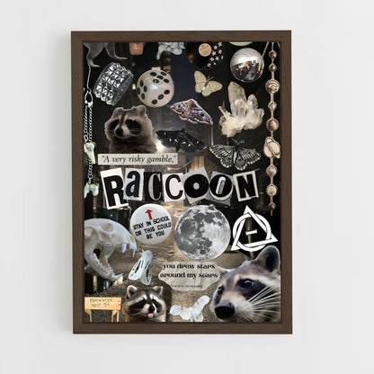 ap-raccoon-2 cadre Bois foncé