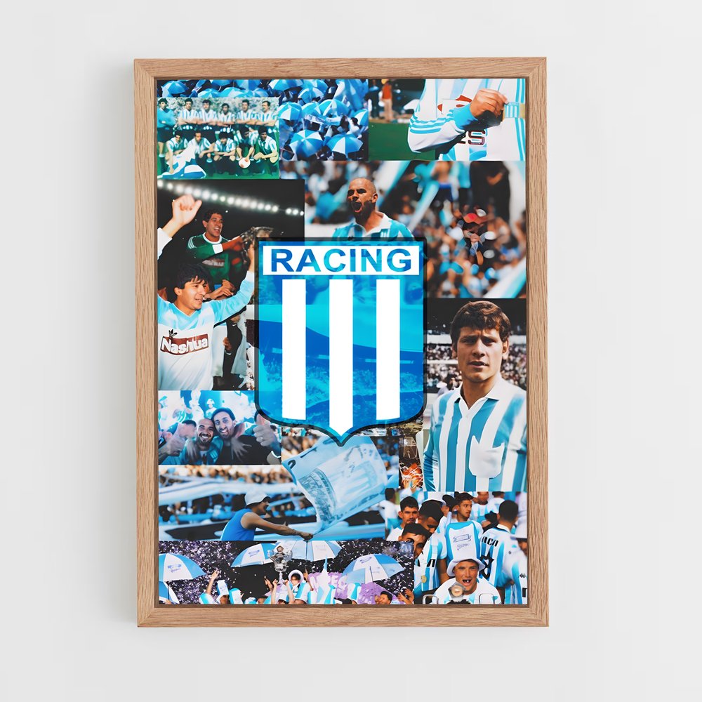 ap-racing club de avellaneda-15 cadre Bois clair