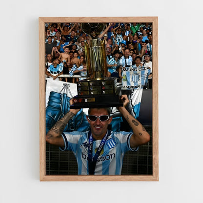 ap-racing club de avellaneda-7 cadre Bois clair