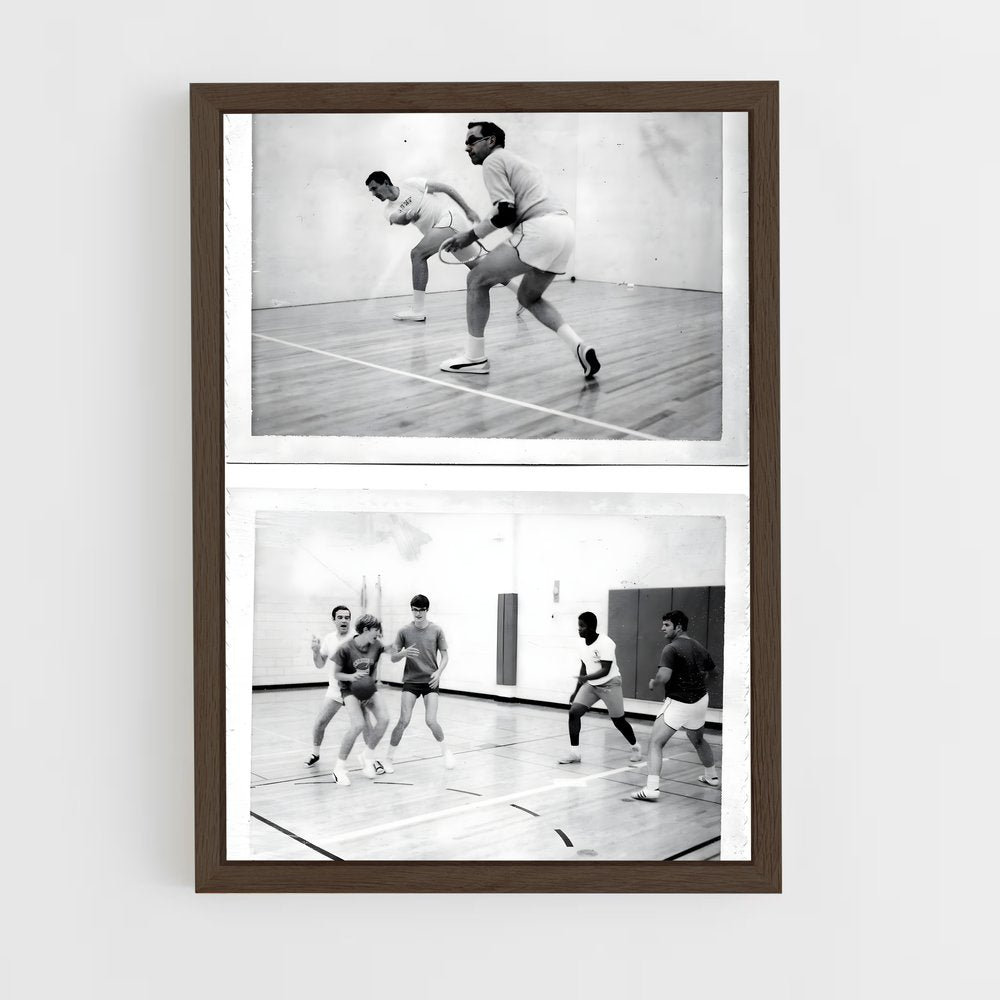 ap-racquetball court dynamics-1 cadre Bois foncé