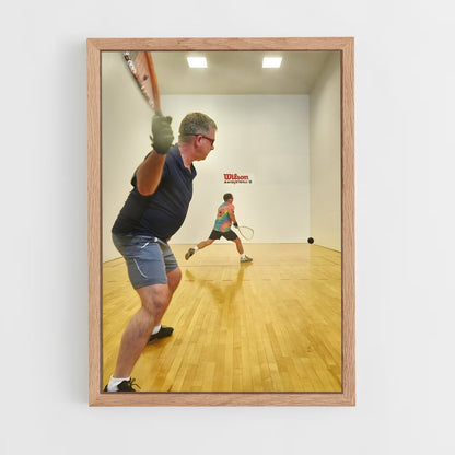 ap-racquetball court dynamics-2 cadre Bois clair