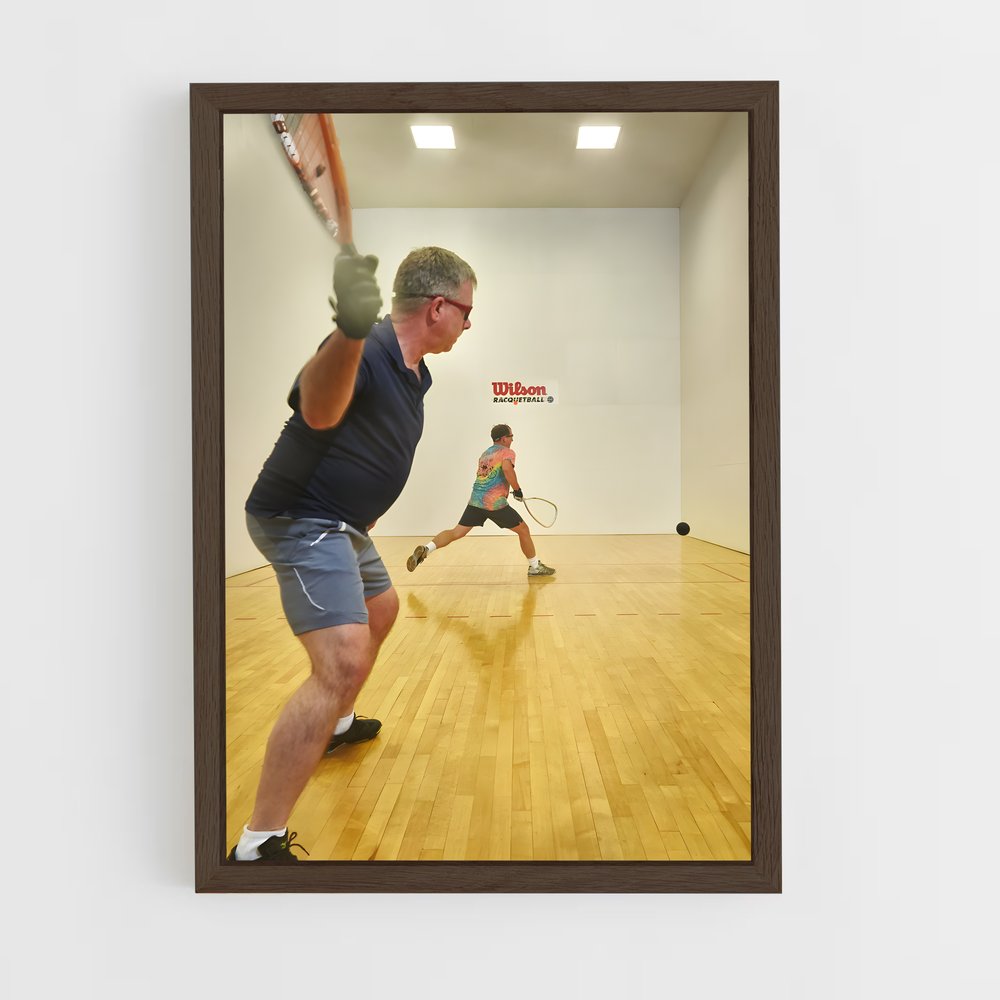 ap-racquetball court dynamics-2 cadre Bois foncé