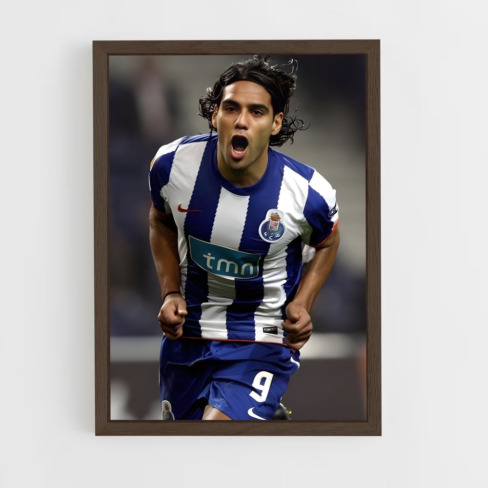 ap-radamel falcao-7 cadre Bois foncé