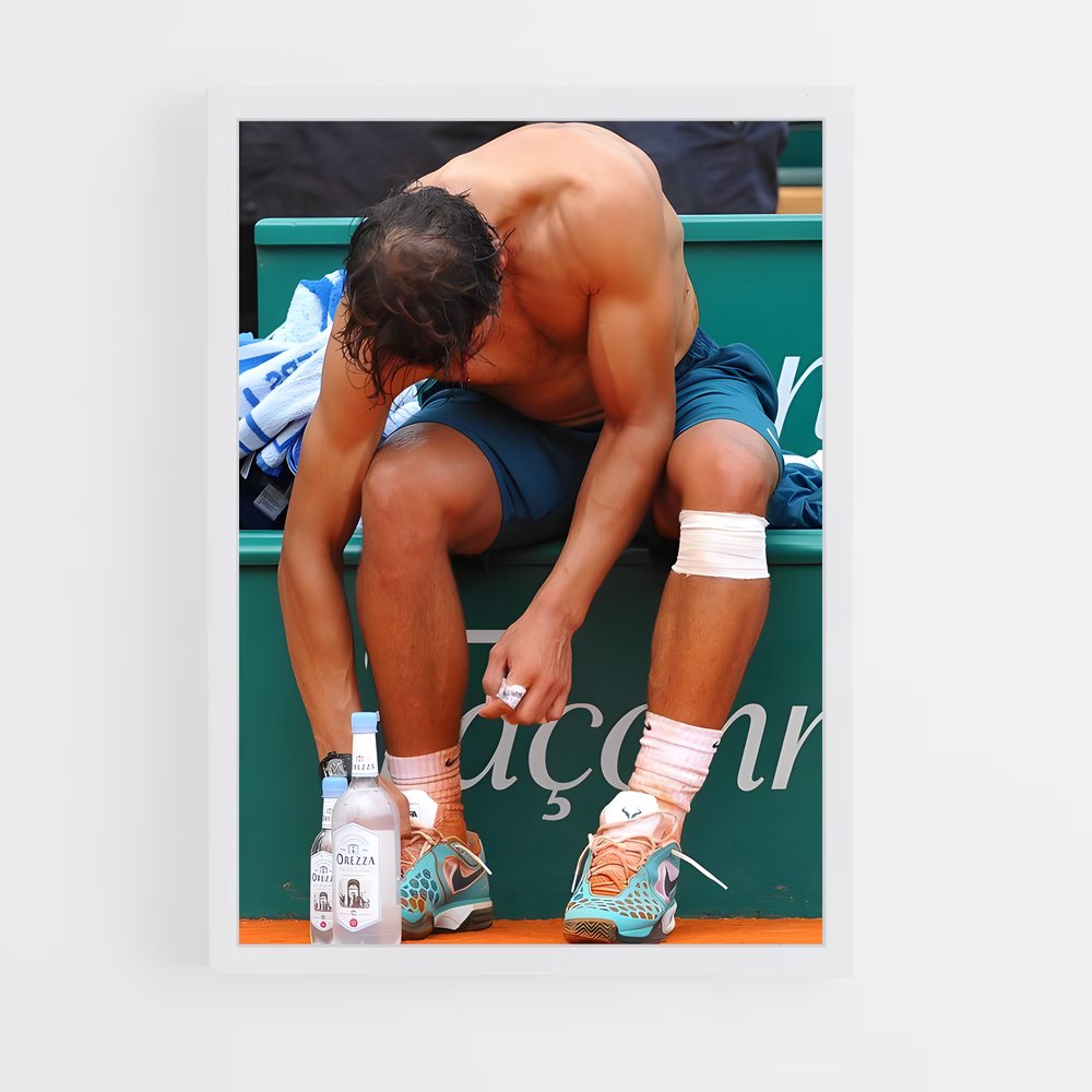 ap-rafael nadal-5 cadre Blanc