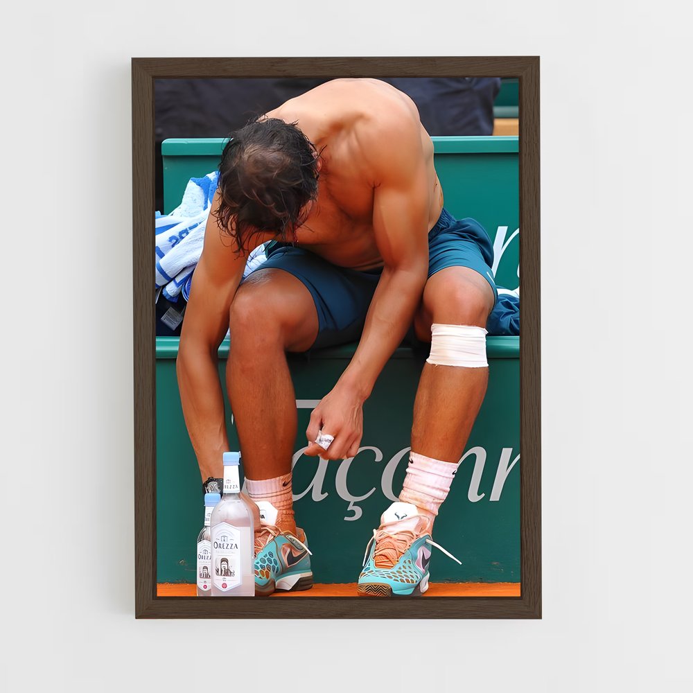 ap-rafael nadal-5 cadre Bois foncé