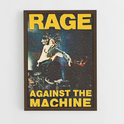 ap-rage against the machine-1 cadre Bois foncé