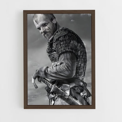 ap-ragnar lothbrok-17 cadre Bois foncé