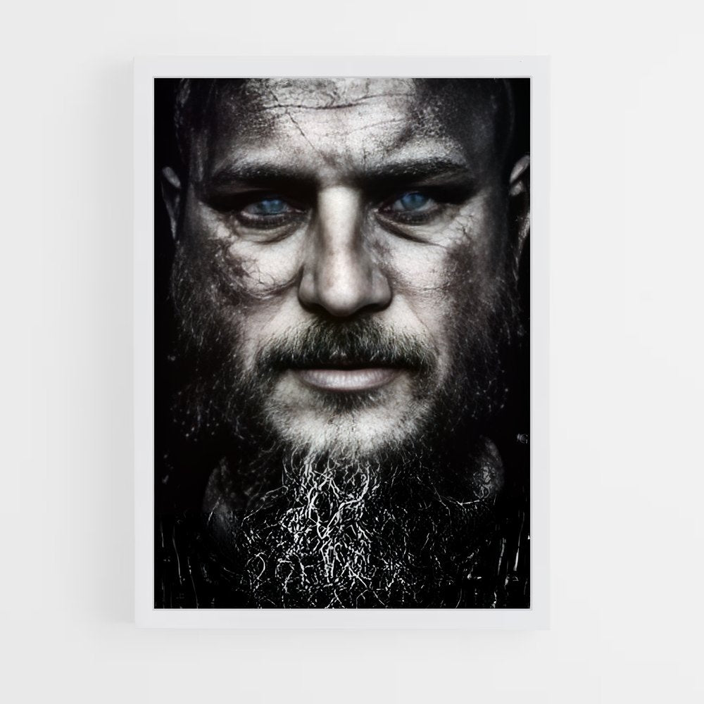 ap-ragnar lothbrok-18 cadre Blanc