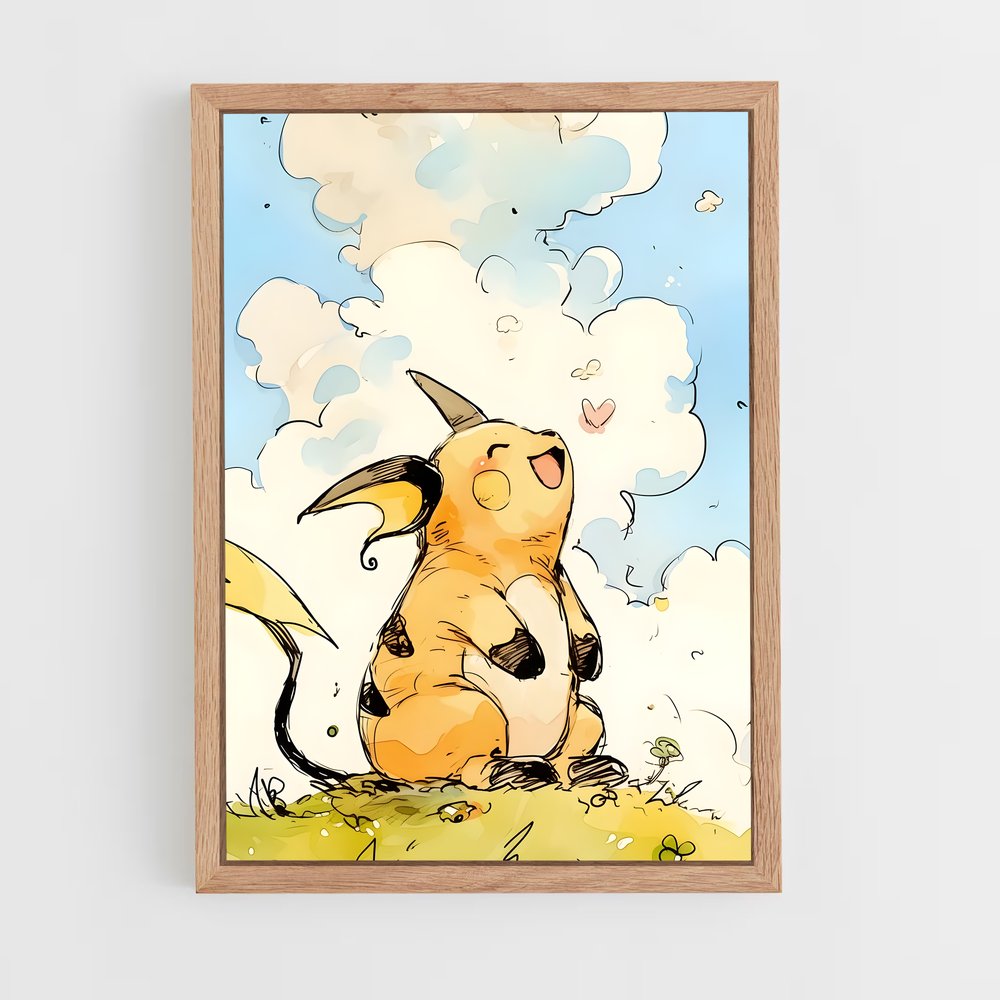 ap-raichu-1 cadre Bois clair