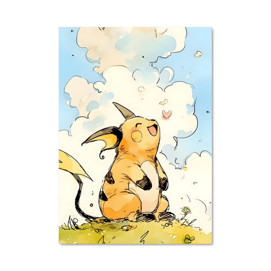 Poster Raichu au Sommet