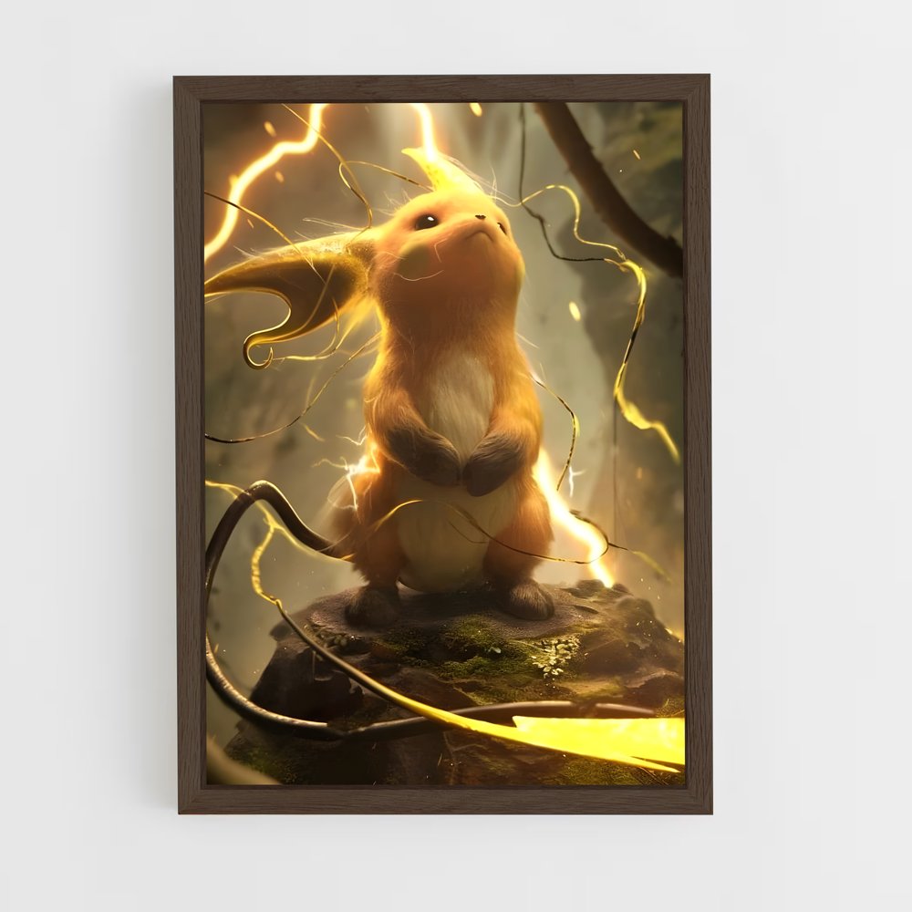 ap-raichu-5 cadre Bois foncé