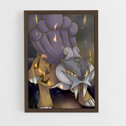 ap-raikou-4 cadre Bois foncé