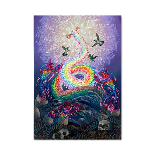 Poster Serpent Arc-en-Ciel