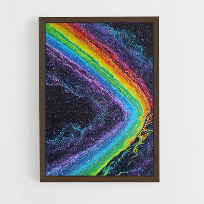 ap-rainbow arc-8 cadre Bois foncé