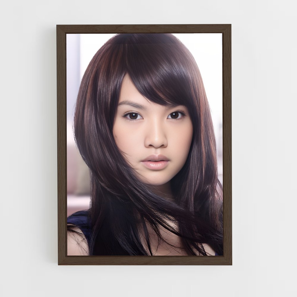 ap-rainie yang-1 cadre Bois foncé