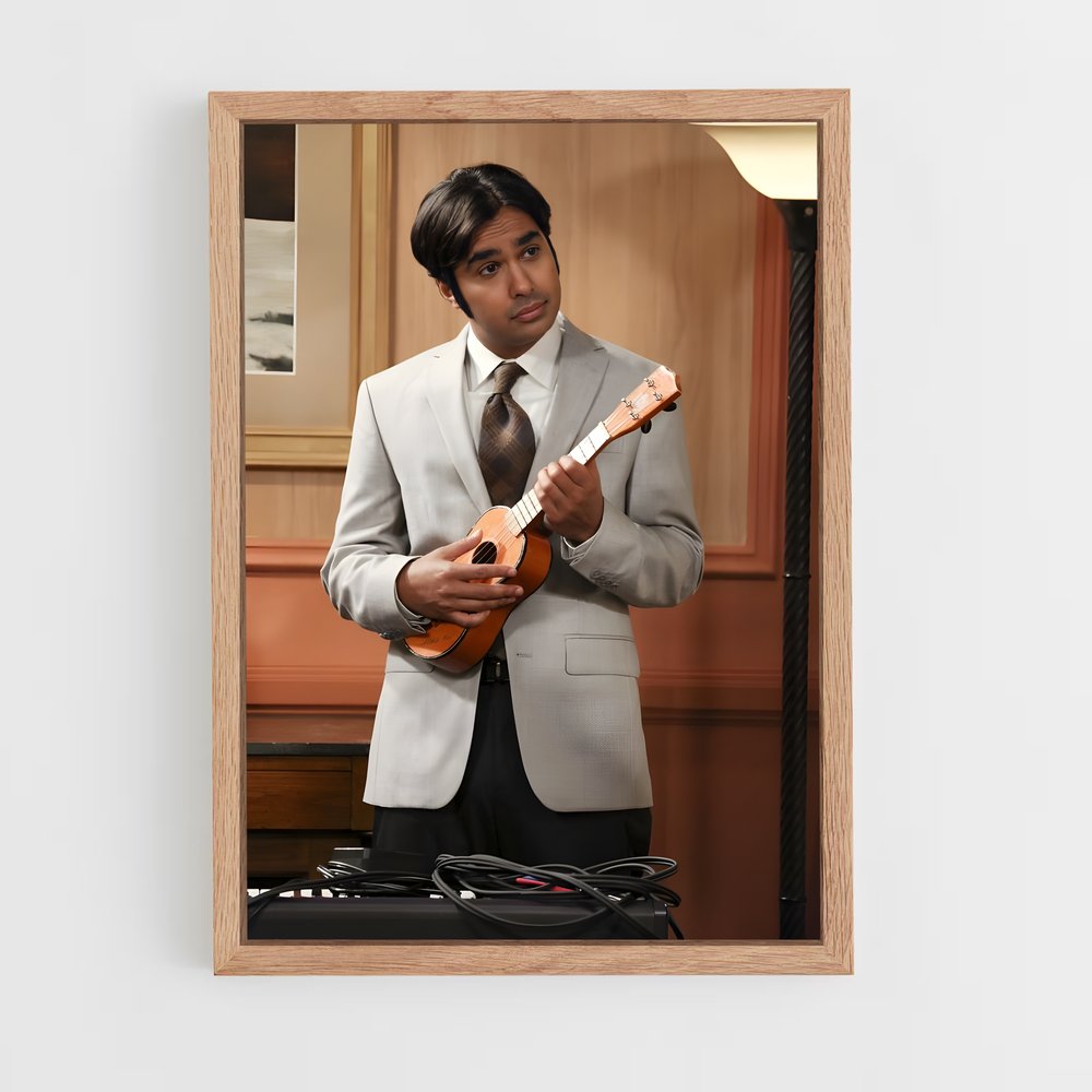 ap-raj koothrappali-2 cadre Bois clair