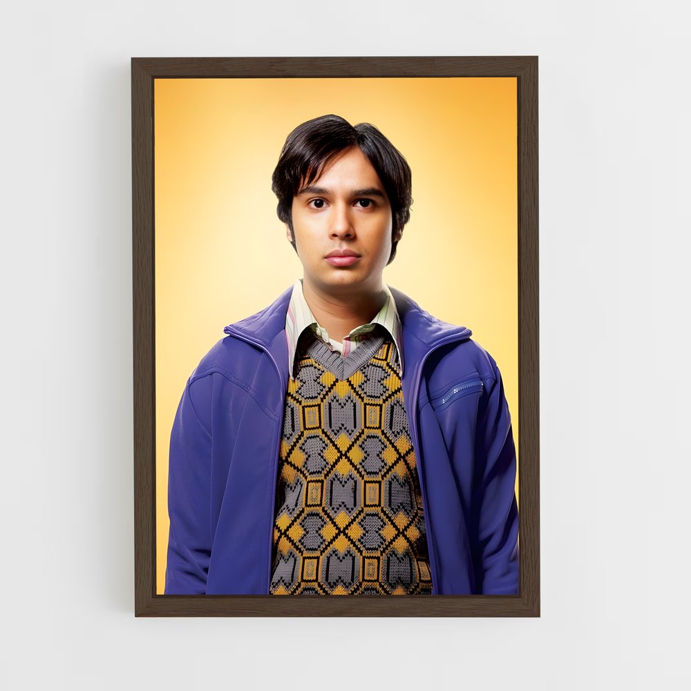ap-raj koothrappali-3 cadre Bois foncé