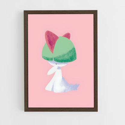 ap-ralts-1 cadre Bois foncé