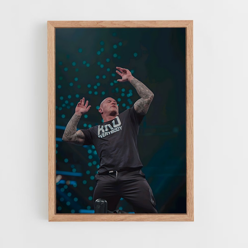 ap-randy orton-1 cadre Bois clair