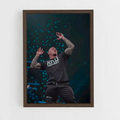 ap-randy orton-1 cadre Bois foncé