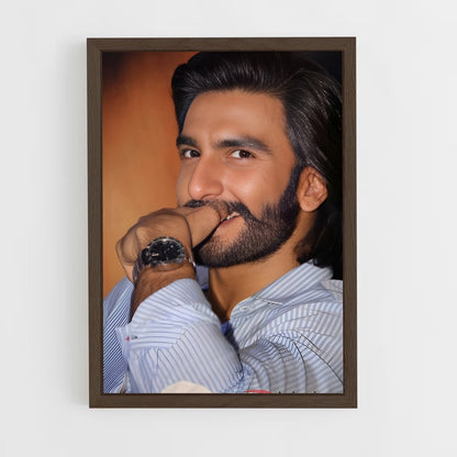 ap-ranveer singh-3 cadre Bois foncé