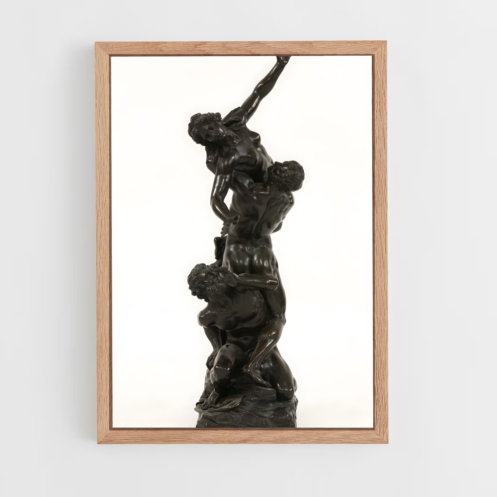 ap-rape of the sabine women giambologna-7 cadre Bois clair