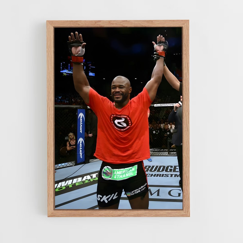 ap-rashad evans-1 cadre Bois clair