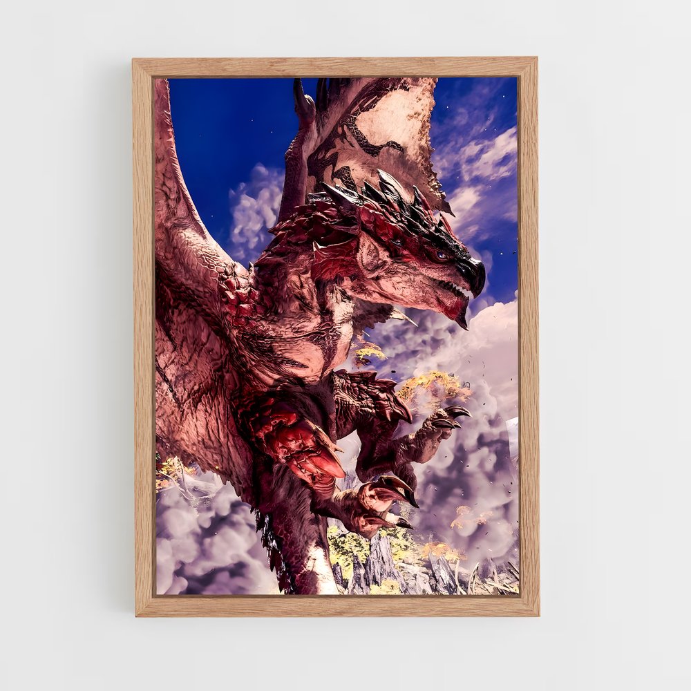 ap-rathalos-1 cadre Bois clair