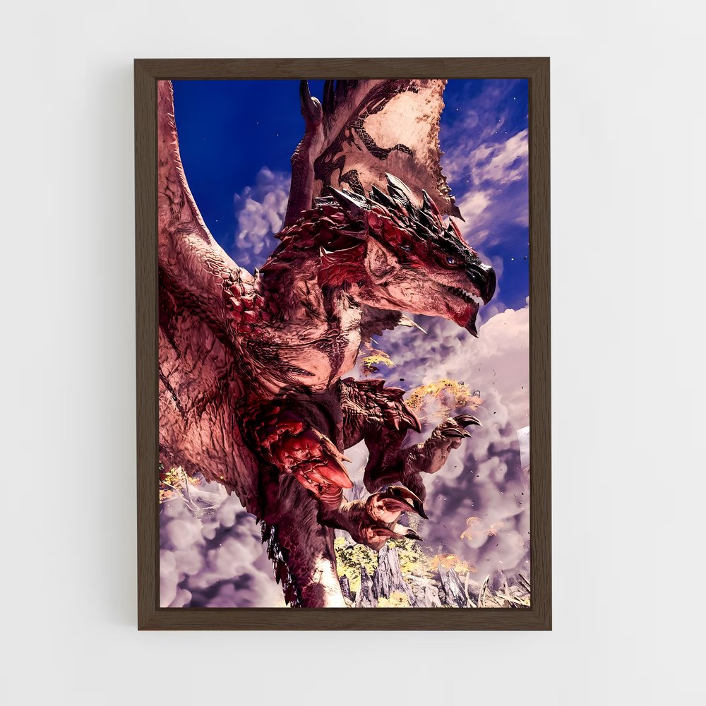ap-rathalos-1 cadre Bois foncé