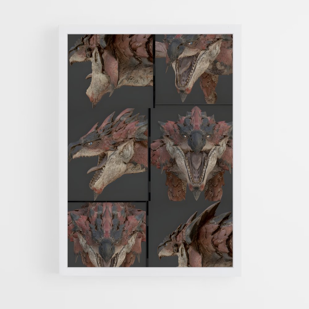 ap-rathalos-3 cadre Blanc