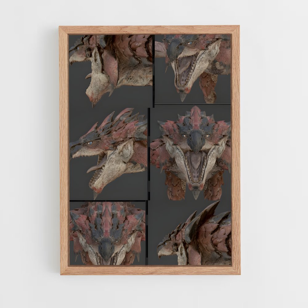 ap-rathalos-3 cadre Bois clair