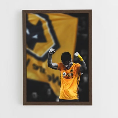 ap-raul jimenez-4 cadre Bois foncé
