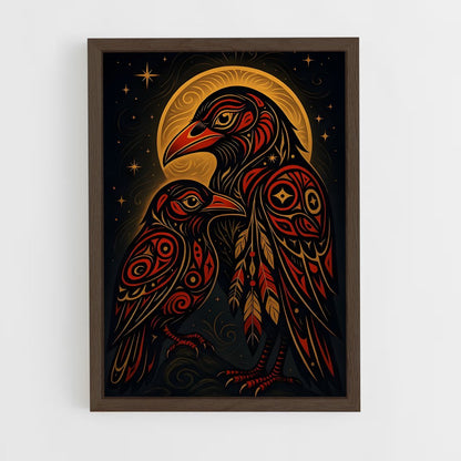 ap-raven-1 cadre Bois foncé