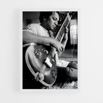 ap-ravi shankar-3 cadre Blanc