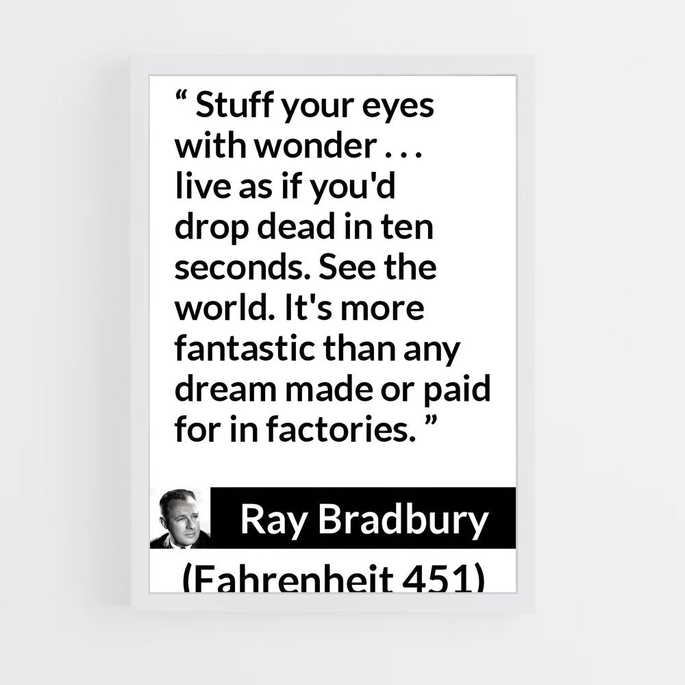 ap-ray bradbury-8 cadre Blanc