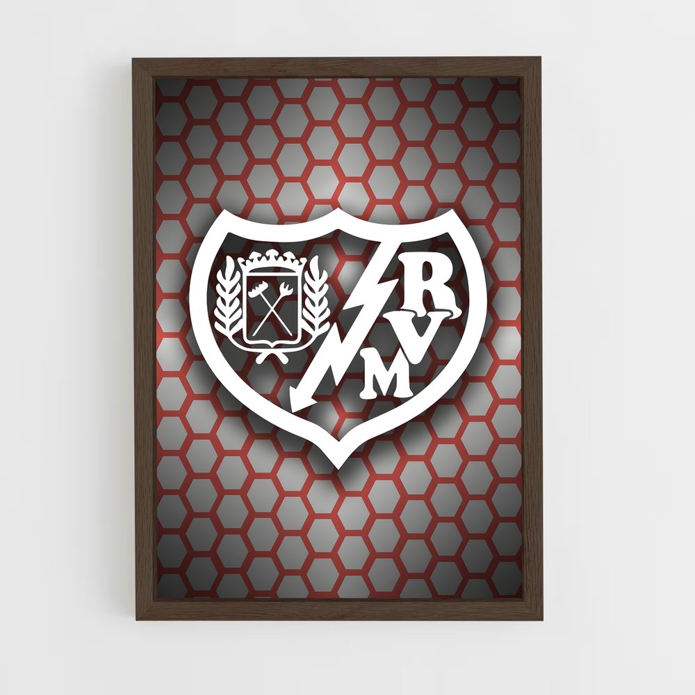 ap-rayo vallecano-12 cadre Bois foncé